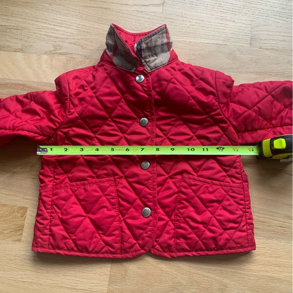 Burberry girl quilted checkers jacket coat raspberry pink sz 2 YO - Picture 12 of 12